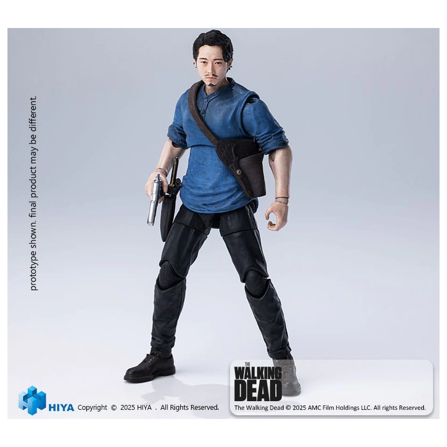 The Walking Dead Exquisite Mini Serie Actionfigur 1/18 Glenn 11 cm Produktfoto