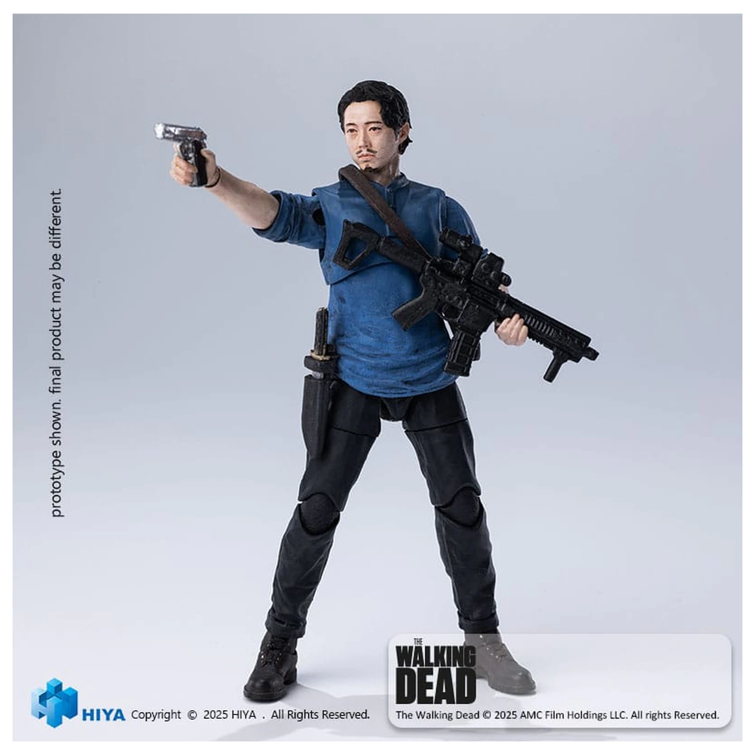 The Walking Dead Exquisite Mini Serie Actionfigur 1/18 Glenn 11 cm Produktfoto