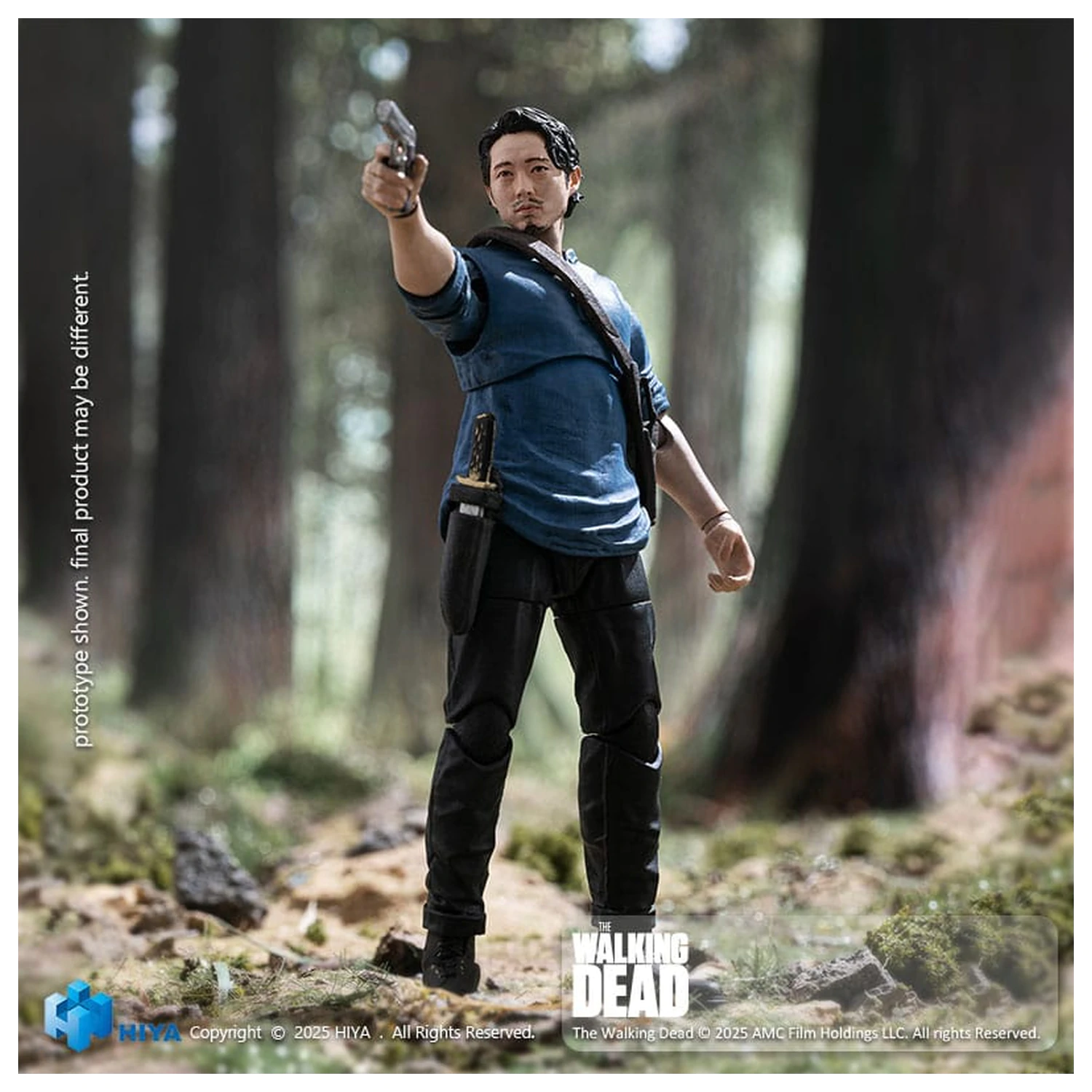The Walking Dead Exquisite Mini Serie Actionfigur 1/18 Glenn 11 cm Produktfoto
