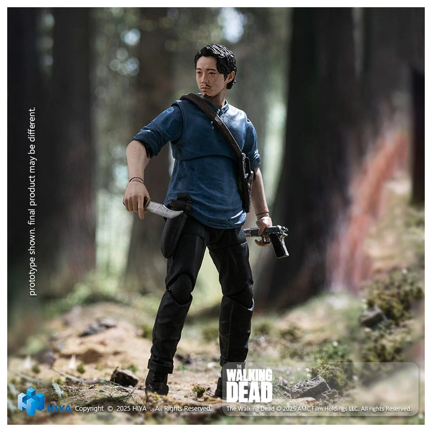 The Walking Dead Exquisite Mini Serie Actionfigur 1/18 Glenn 11 cm Produktfoto