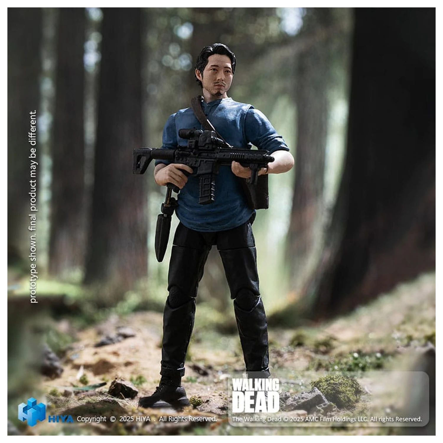 The Walking Dead Exquisite Mini Serie Actionfigur 1/18 Glenn 11 cm Produktfoto