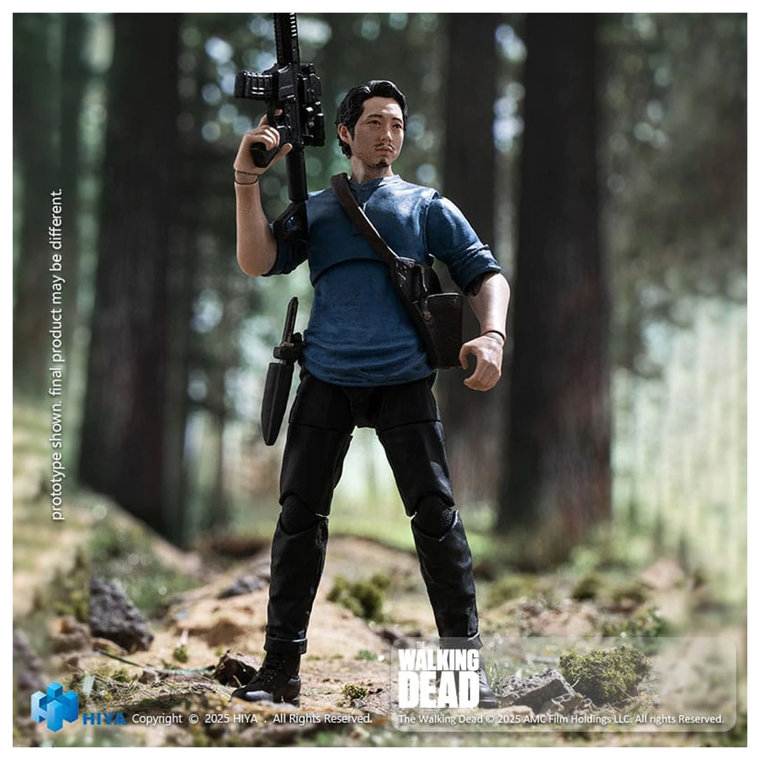 The Walking Dead Exquisite Mini Serie Actionfigur 1/18 Glenn 11 cm Produktfoto