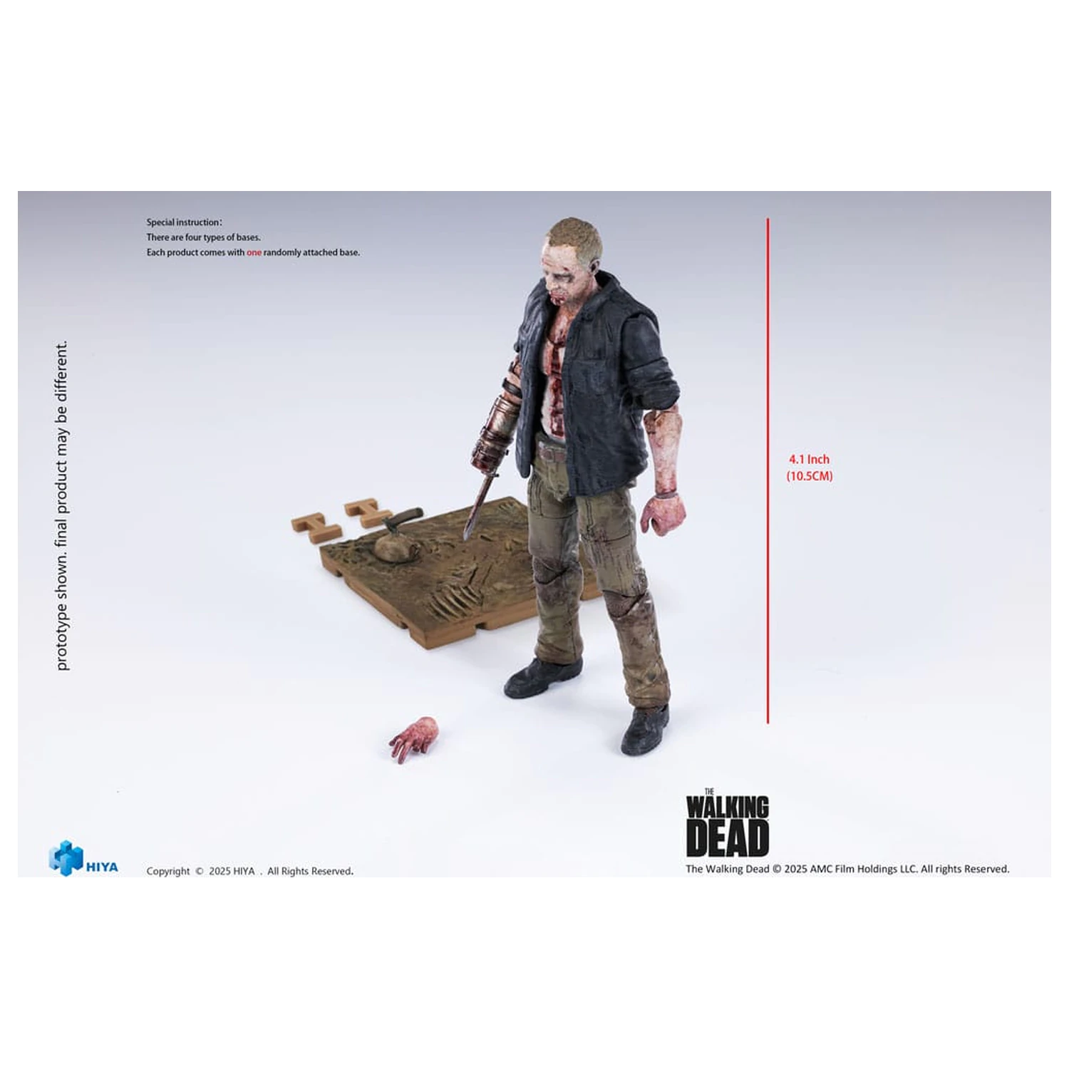 The Walking Dead Exquisite Mini Serie  Actionfigur 1/18 Merle 11 cm Produktfoto