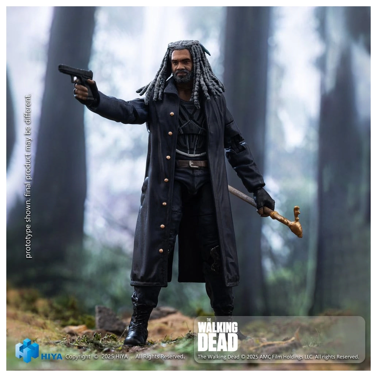 The Walking Dead Exquisite Mini Serie Actionfigur 1/18 Ezekiel 11 cm Produktfoto