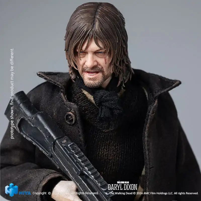 The Walking Dead Exquisite Super Series Actionfigur 1/12 Daryl Dixon 16 cm Produktfoto