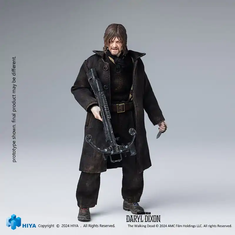 The Walking Dead Exquisite Super Series Actionfigur 1/12 Daryl Dixon 16 cm Produktfoto