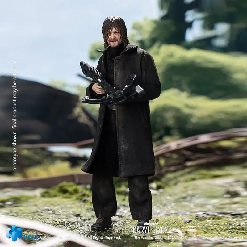 The Walking Dead Exquisite Super Series Actionfigur 1/12 Daryl Dixon 16 cm Produktfoto