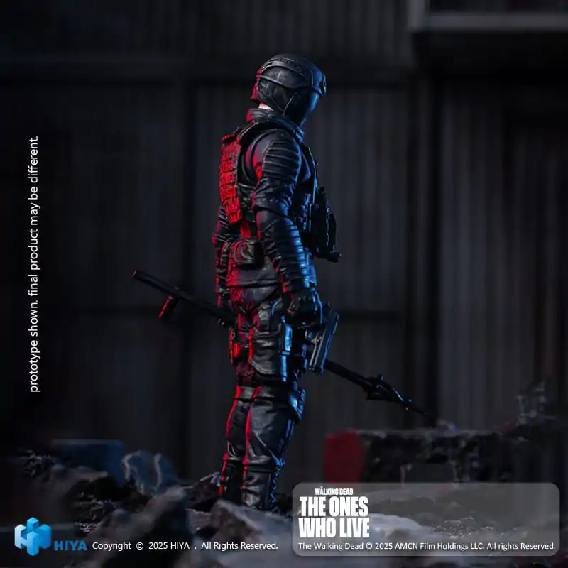 The Walking Dead: The Ones Who Lived Exquisite Mini Action Figur 1/18 CRM Soldat 10 cm Produktfoto