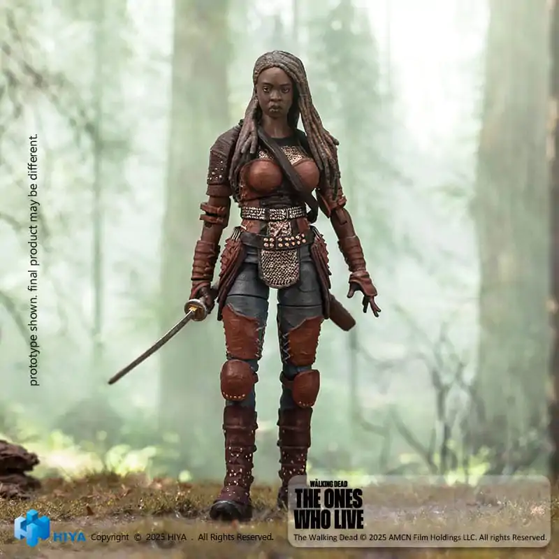 The Walking Dead: The Ones Who Lived Exquisite Mini Action Figur 1/18 Michonne 10 cm Produktfoto