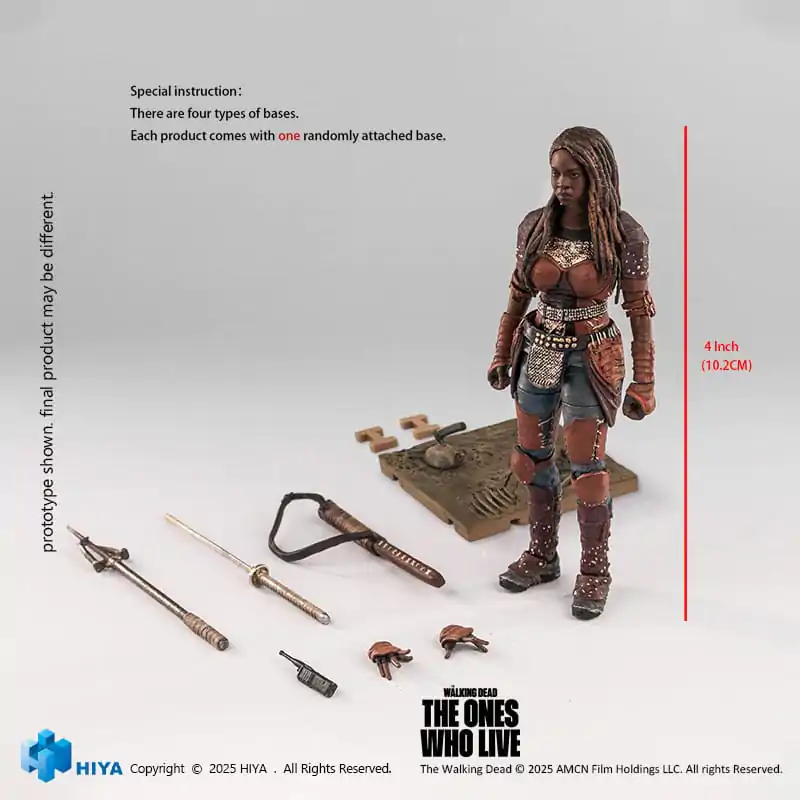 The Walking Dead: The Ones Who Lived Exquisite Mini Action Figur 1/18 Michonne 10 cm Produktfoto