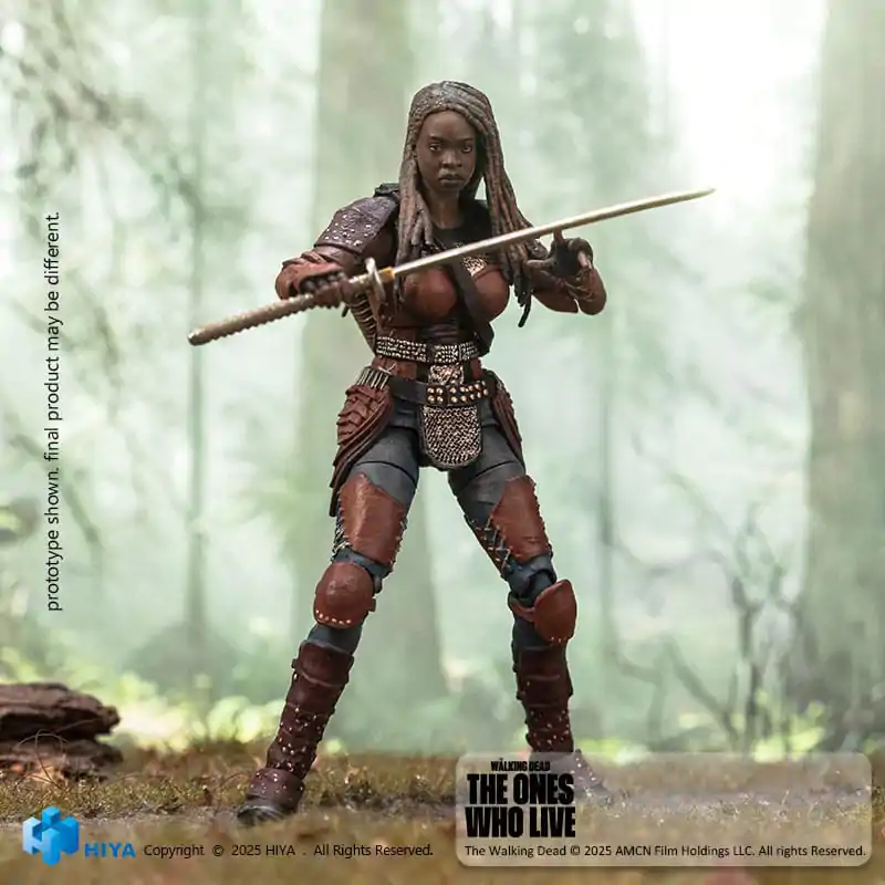 The Walking Dead: The Ones Who Lived Exquisite Mini Action Figur 1/18 Michonne 10 cm Produktfoto