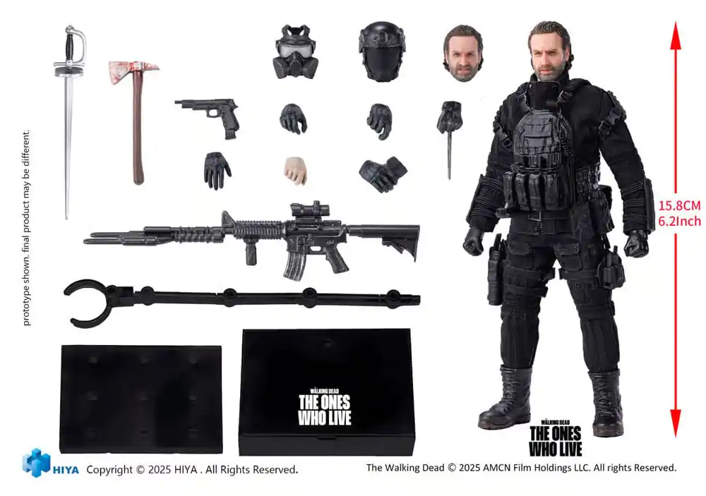 The Walking Dead: The Ones Who Lived Exquisite Super Series Actionfigur 1/12 Rick 16 cm Produktfoto