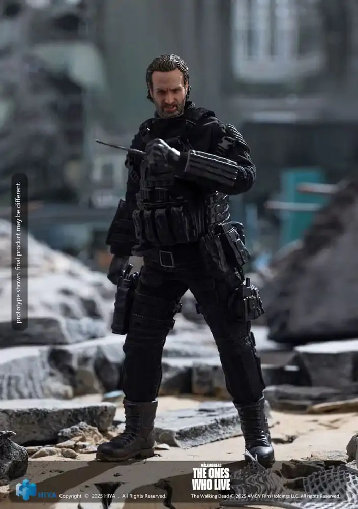 The Walking Dead: The Ones Who Lived Exquisite Super Series Actionfigur 1/12 Rick 16 cm Produktfoto