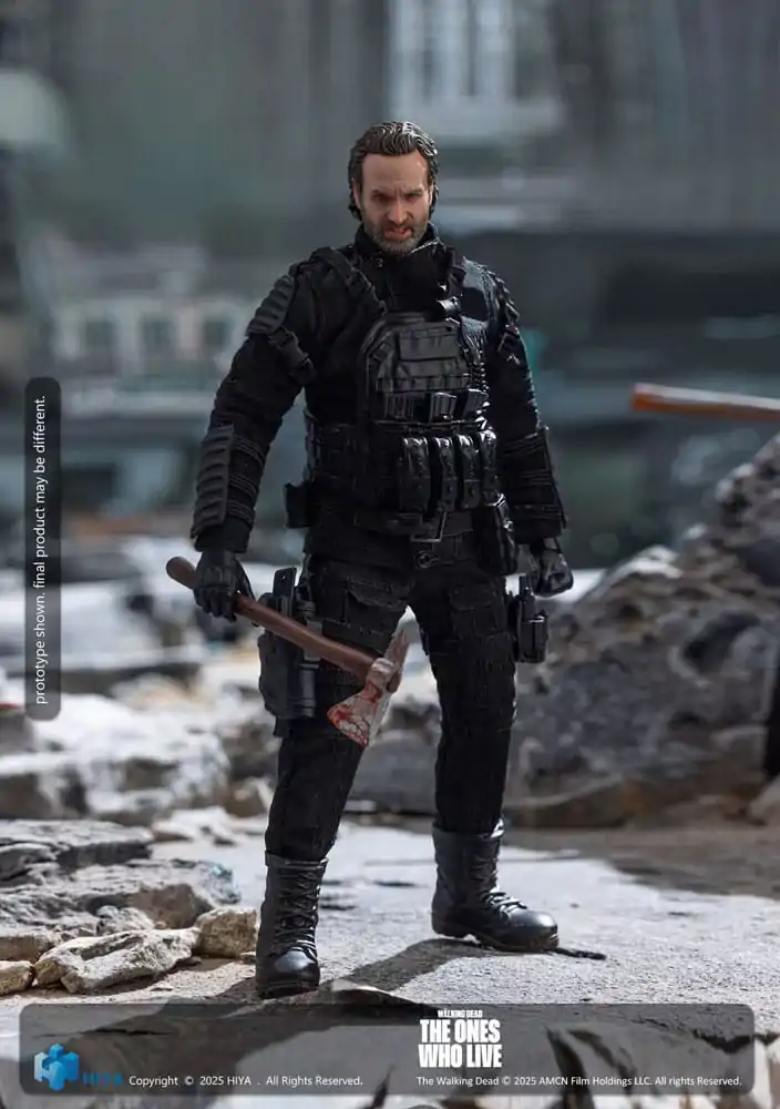 The Walking Dead: The Ones Who Lived Exquisite Super Series Actionfigur 1/12 Rick 16 cm Produktfoto