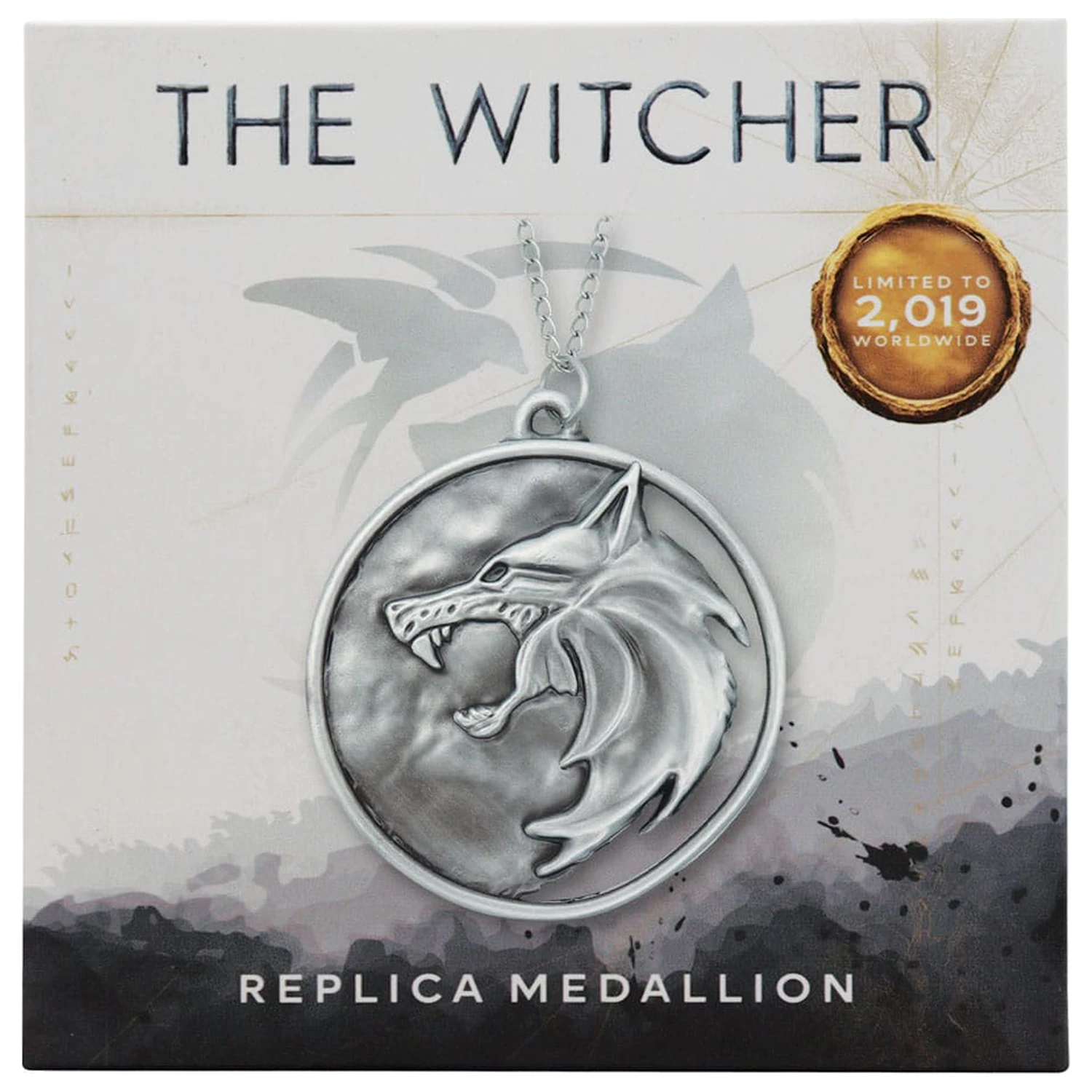 The Witcher Replica 1/1 Halskette Geralt's Medallion Produktfoto