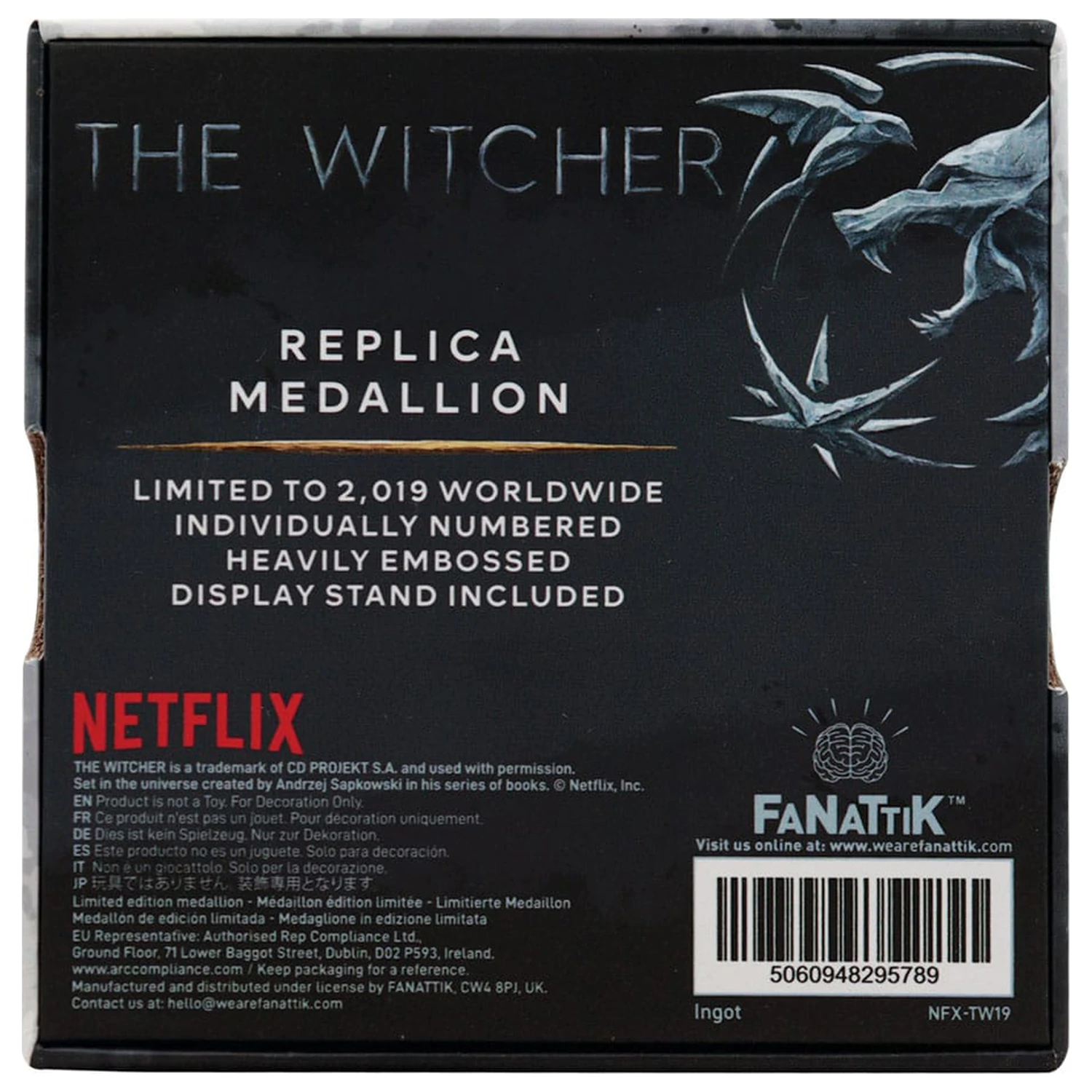 The Witcher Replica 1/1 Halskette Geralt's Medallion Produktfoto