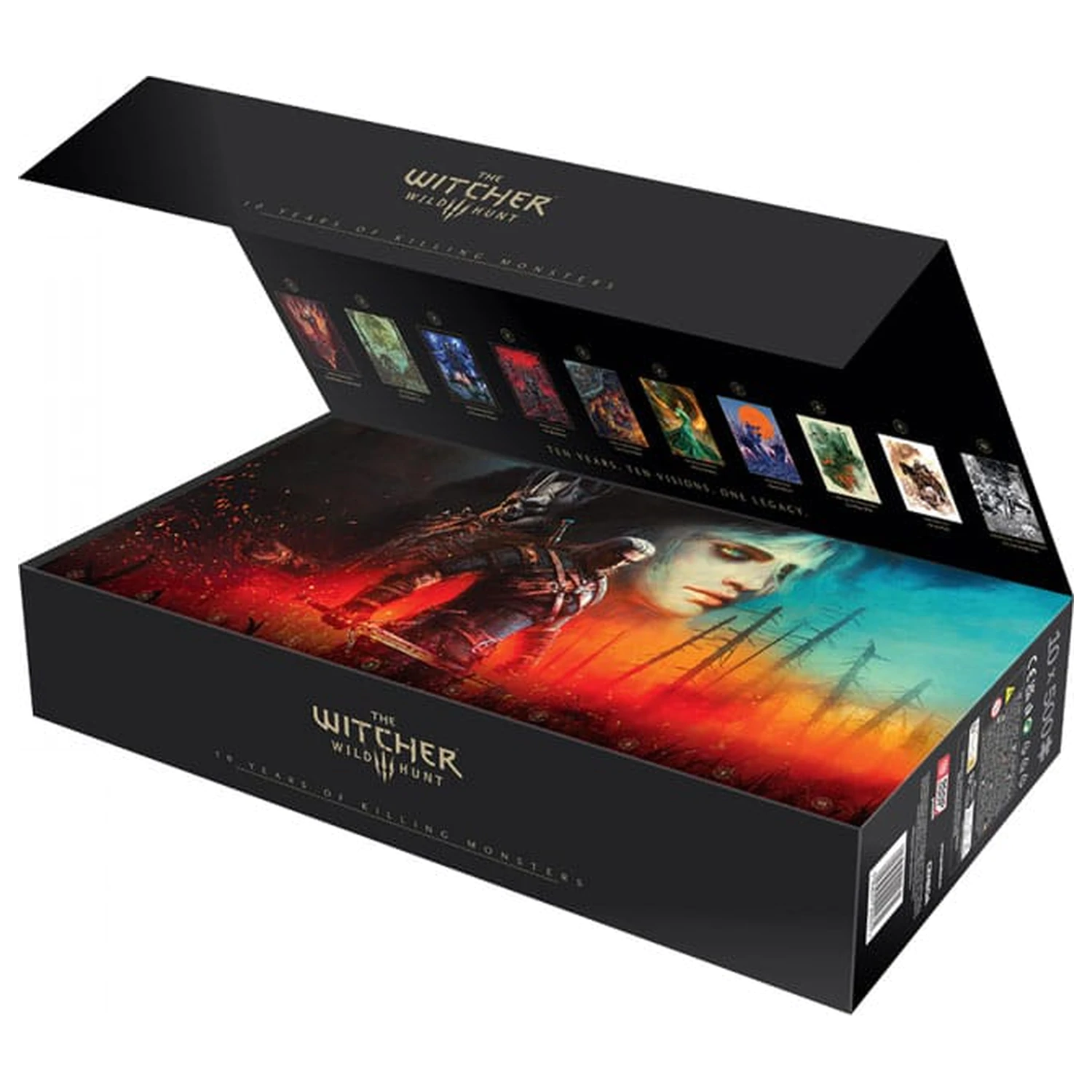 The Witcher Puzzles 10er-Pack 10. Jubiläums Puzzle Sammlung (500 Teile) Produktfoto