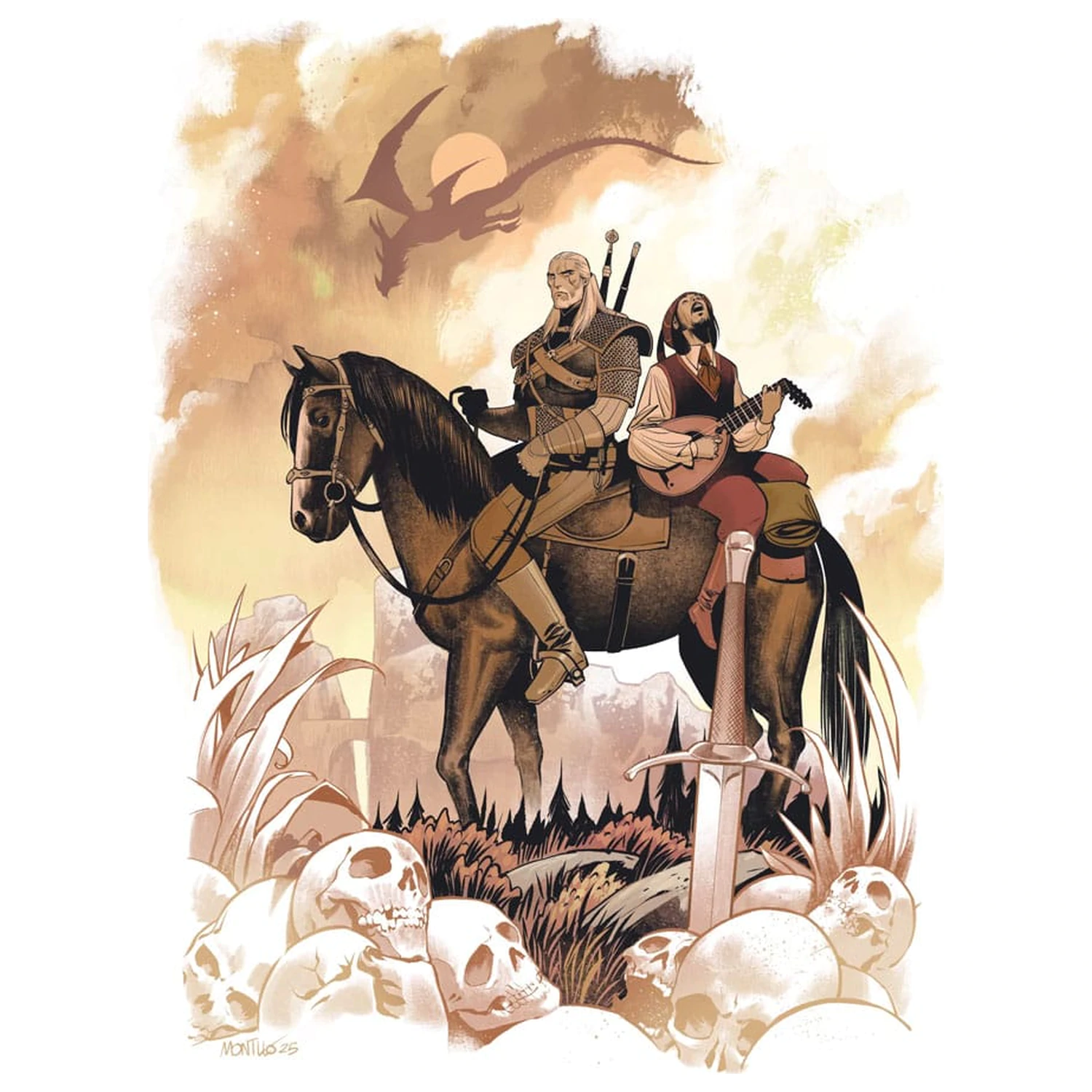 The Witcher Puzzles 10er-Pack 10. Jubiläums Puzzle Sammlung (500 Teile) Produktfoto