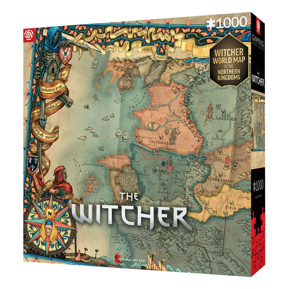 The Witcher 3 Gaming Puzzle The Northern Kingdoms (1000 Teile) termékfotó