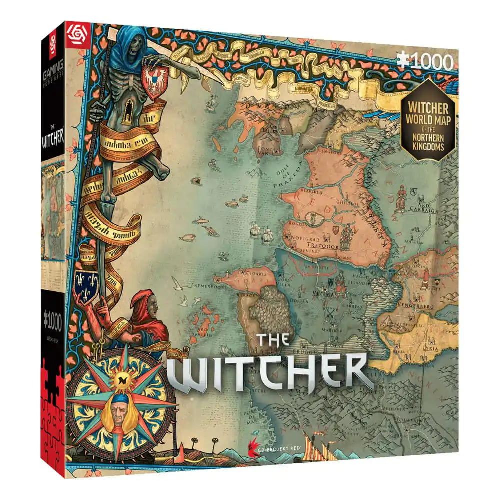 The Witcher 3 Gaming Puzzle The Northern Kingdoms (1000 Teile) termékfotó