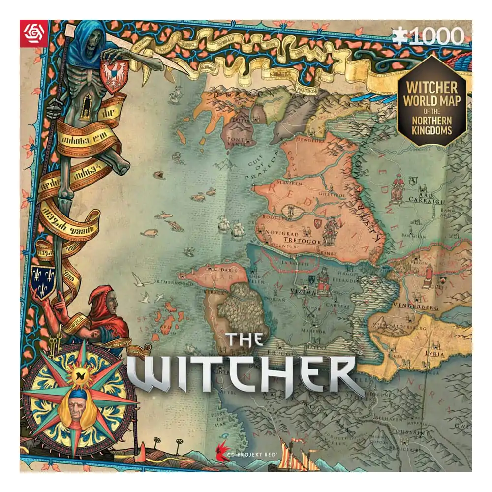 The Witcher 3 Gaming Puzzle The Northern Kingdoms (1000 Teile) termékfotó