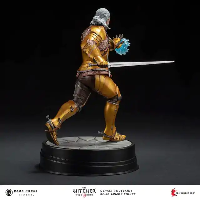 The Witcher 3 PVC Statue Geralt Toussaint Relic Armor 20 cm termékfotó