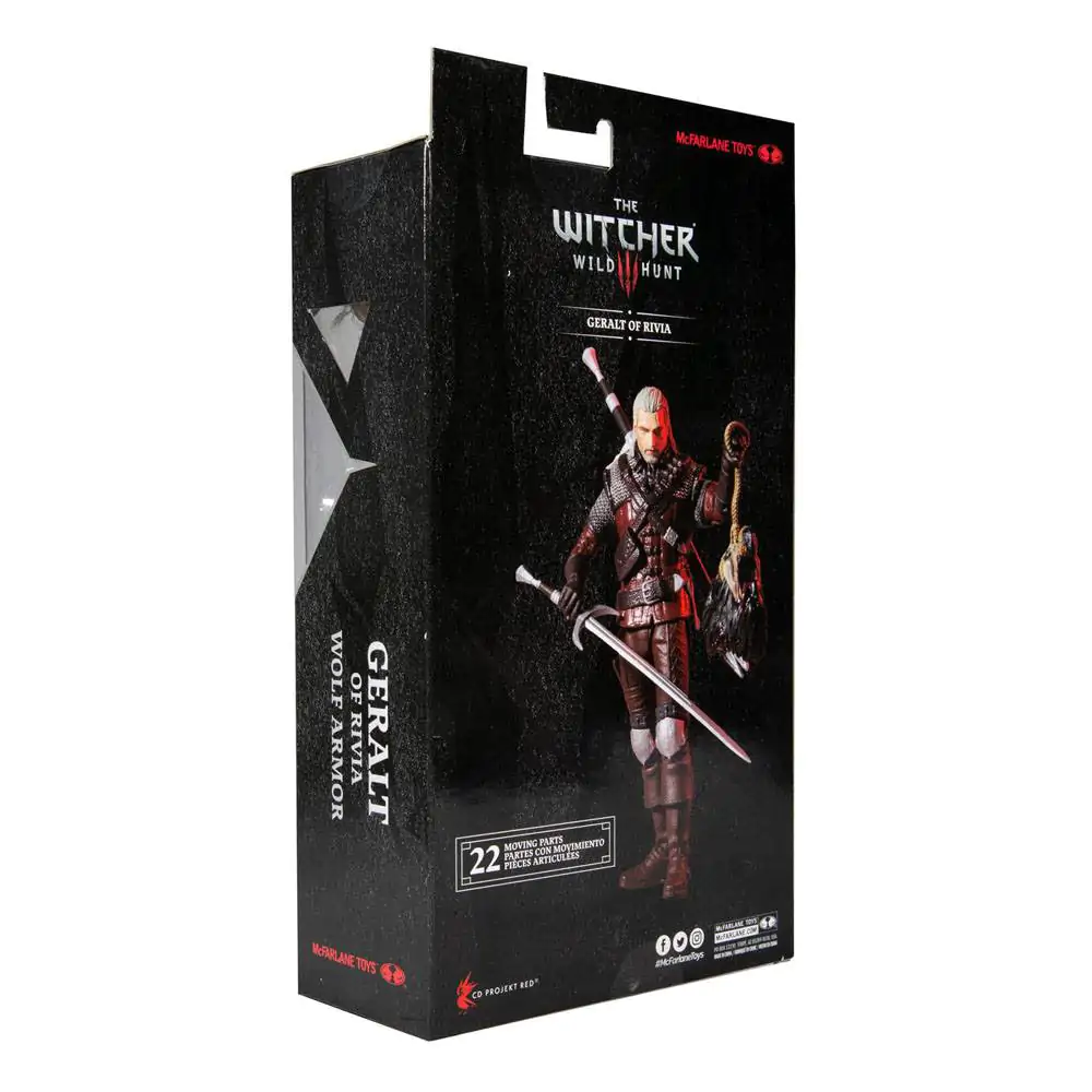 The Witcher 3: Wild Hunt Actionfigur Geralt of Rivia (Wolf Armor) 18 cm Produktfoto