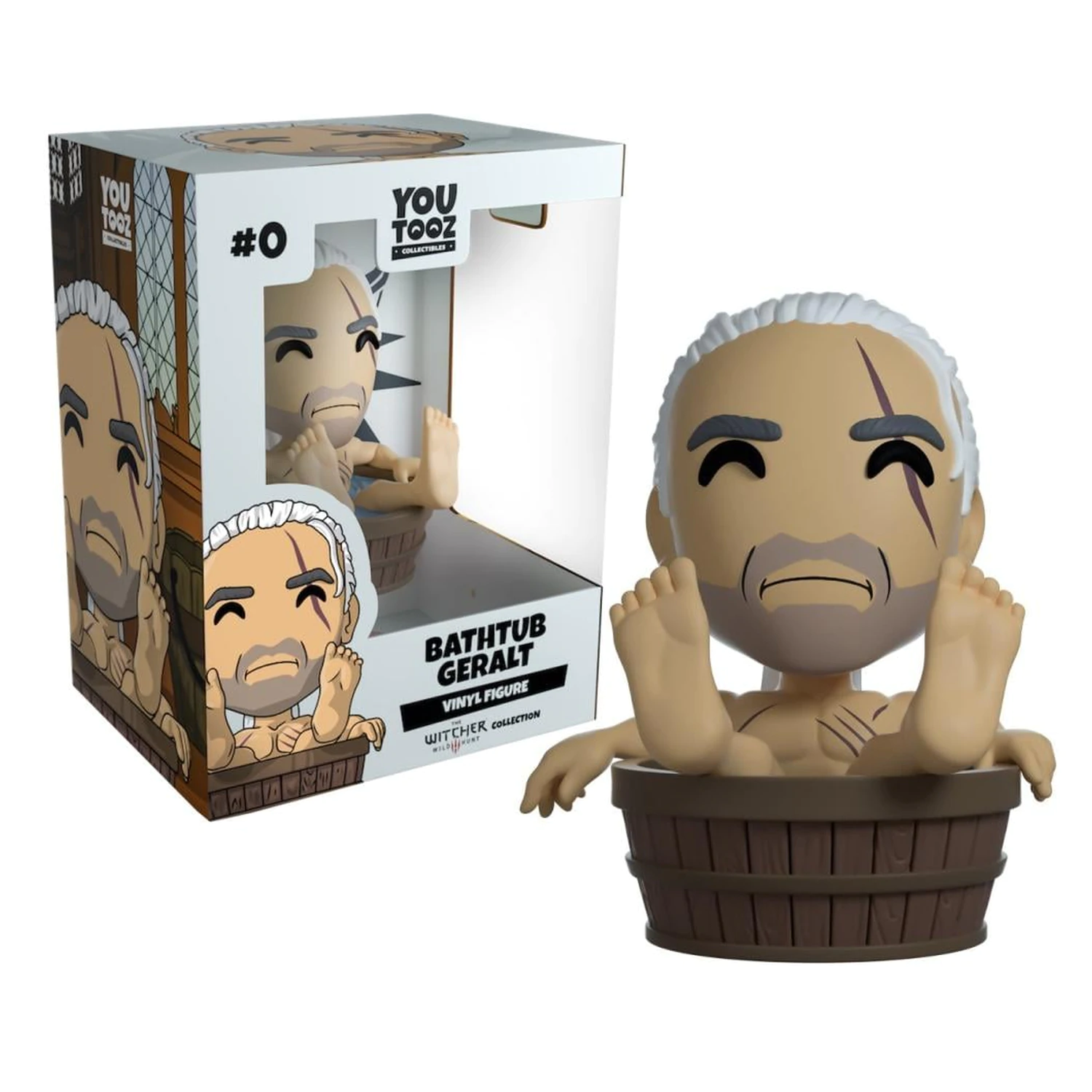 The Witcher Bathtub Geralt Figur Youtooz 8 cm Produktfoto