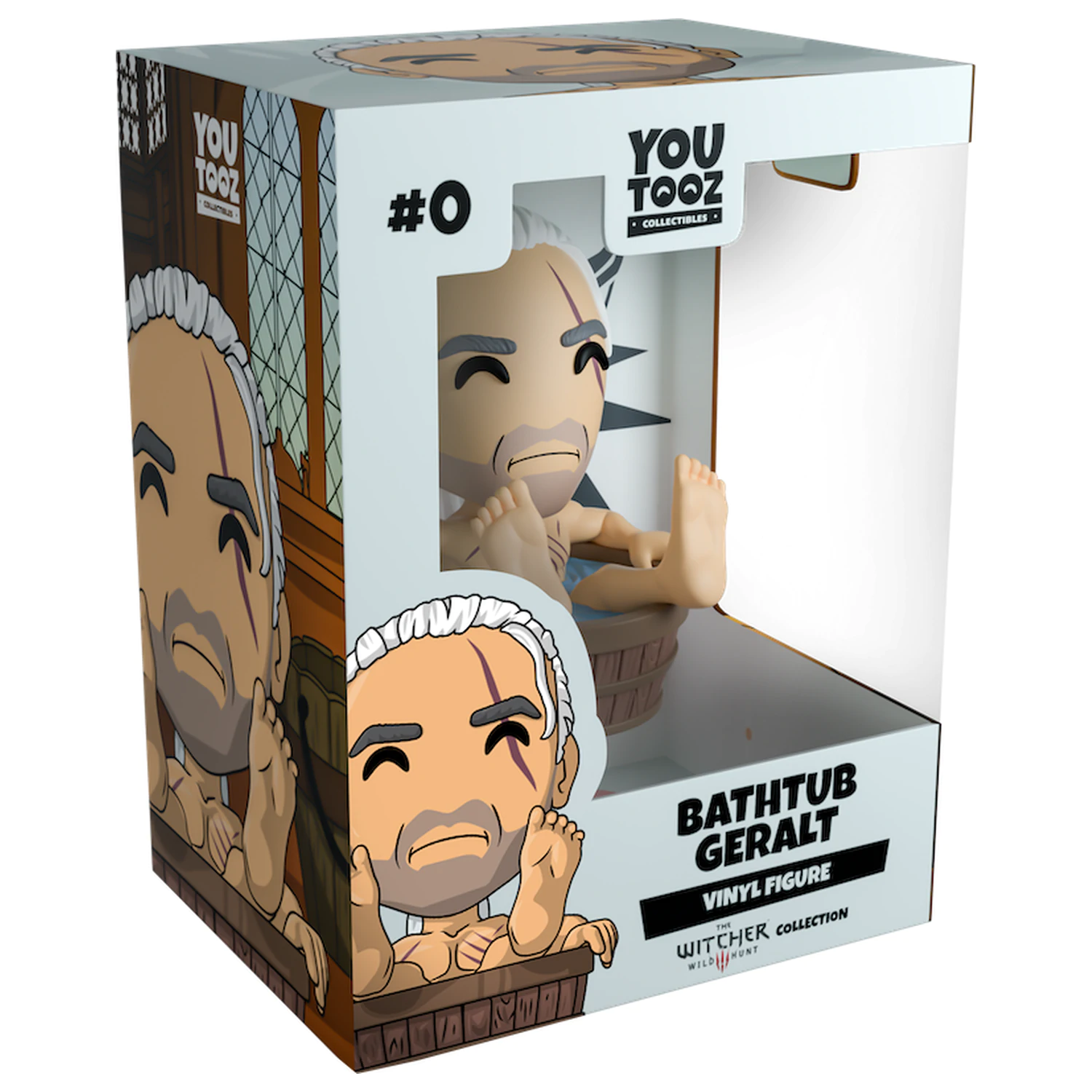 The Witcher Bathtub Geralt Figur Youtooz 8 cm Produktfoto
