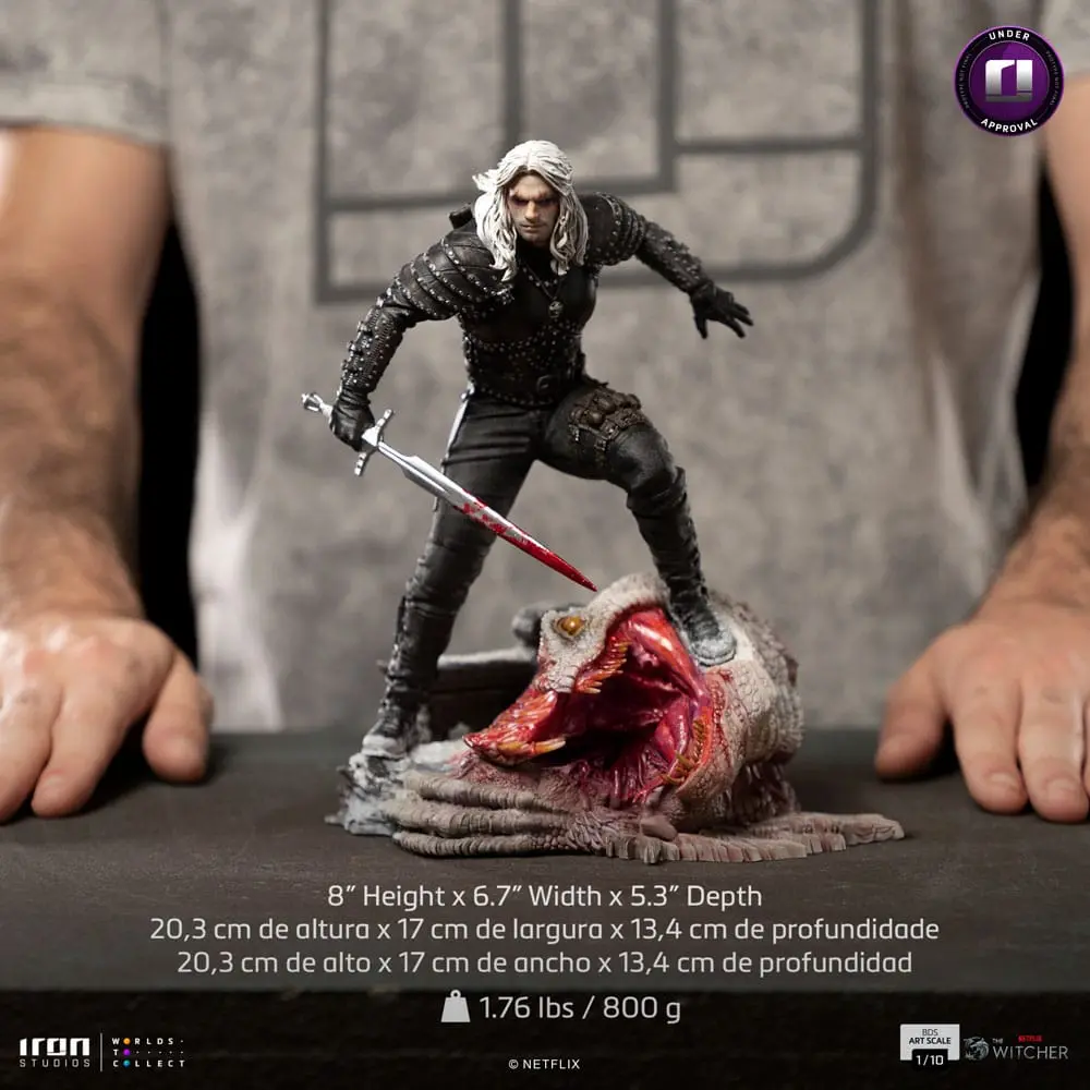 The Witcher BDS Art Scale Statue 1/10 Geralt of Riva 33 cm Produktfoto