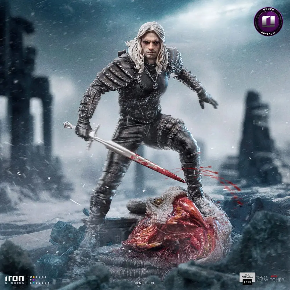 The Witcher BDS Art Scale Statue 1/10 Geralt of Riva 33 cm Produktfoto