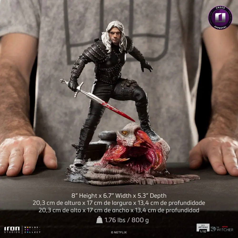 The Witcher BDS Art Scale Statue 1/10 Geralt of Riva 33 cm Produktfoto