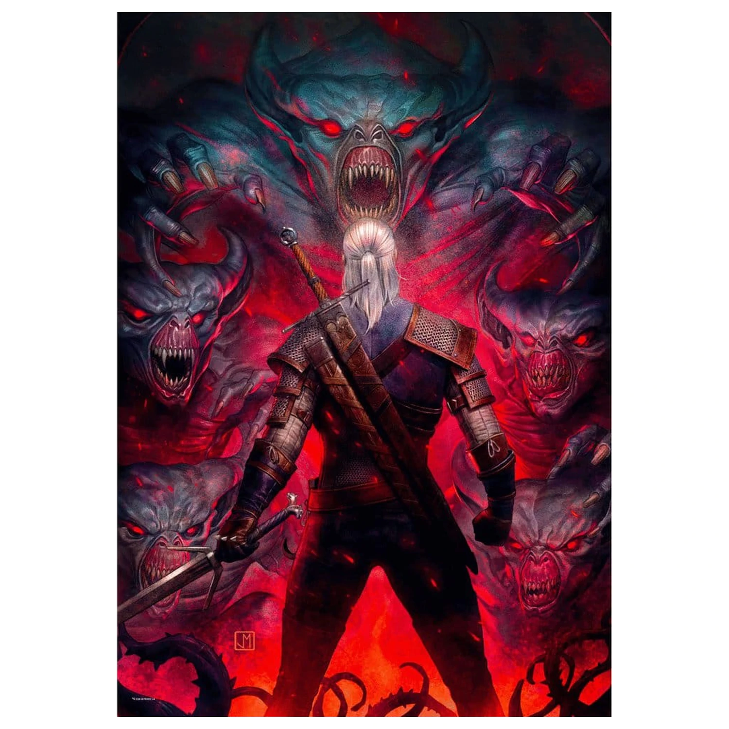 The Witcher Puzzle Corvo Bianco (1000 Teile) Produktfoto