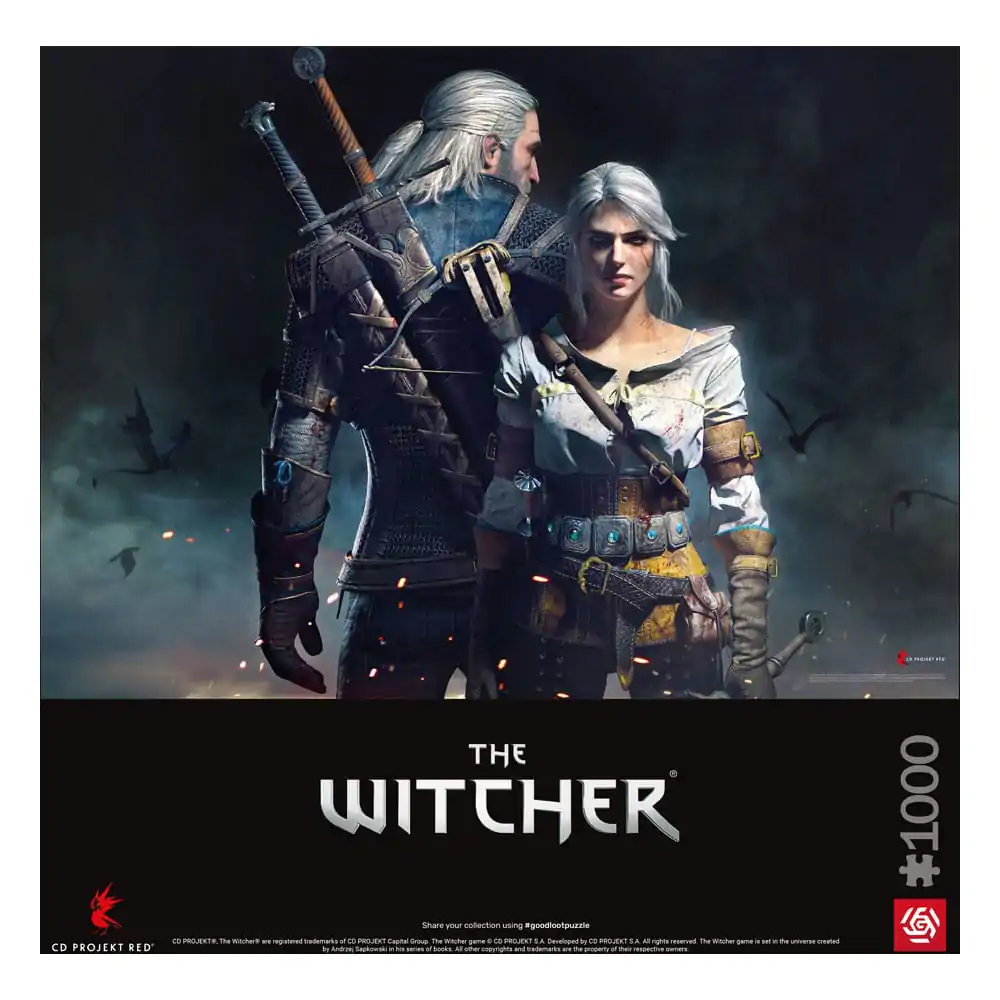 The Witcher Gaming Puzzle Geralt & Ciri (1000 Teile) Produktfoto