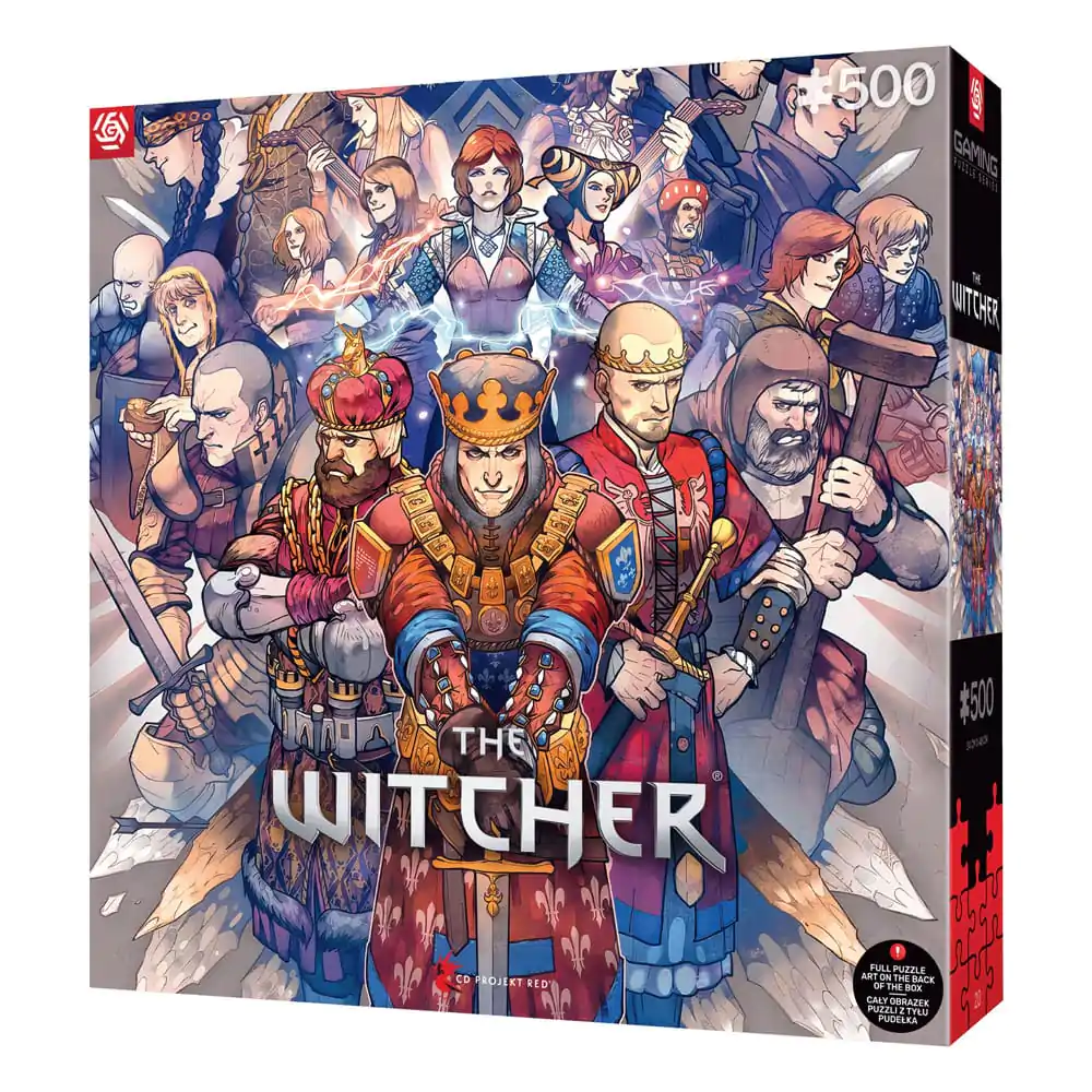 The Witcher Gaming Puzzle Northern Realms (500 Teile) termékfotó