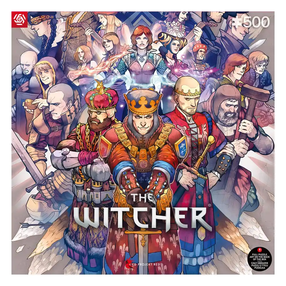 The Witcher Gaming Puzzle Northern Realms (500 Teile) termékfotó