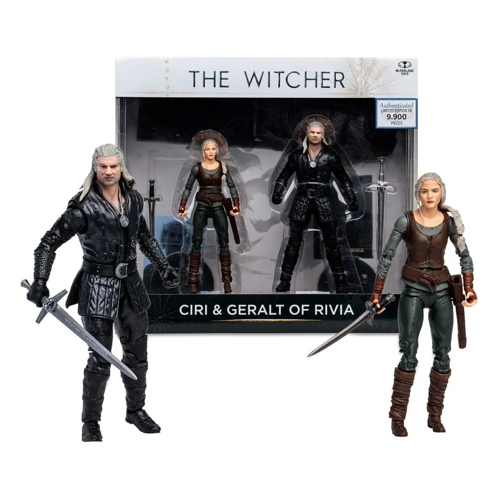 The Witcher Action Figur Geralt and Ciri (Netflix Season 3) 18 cm termékfotó