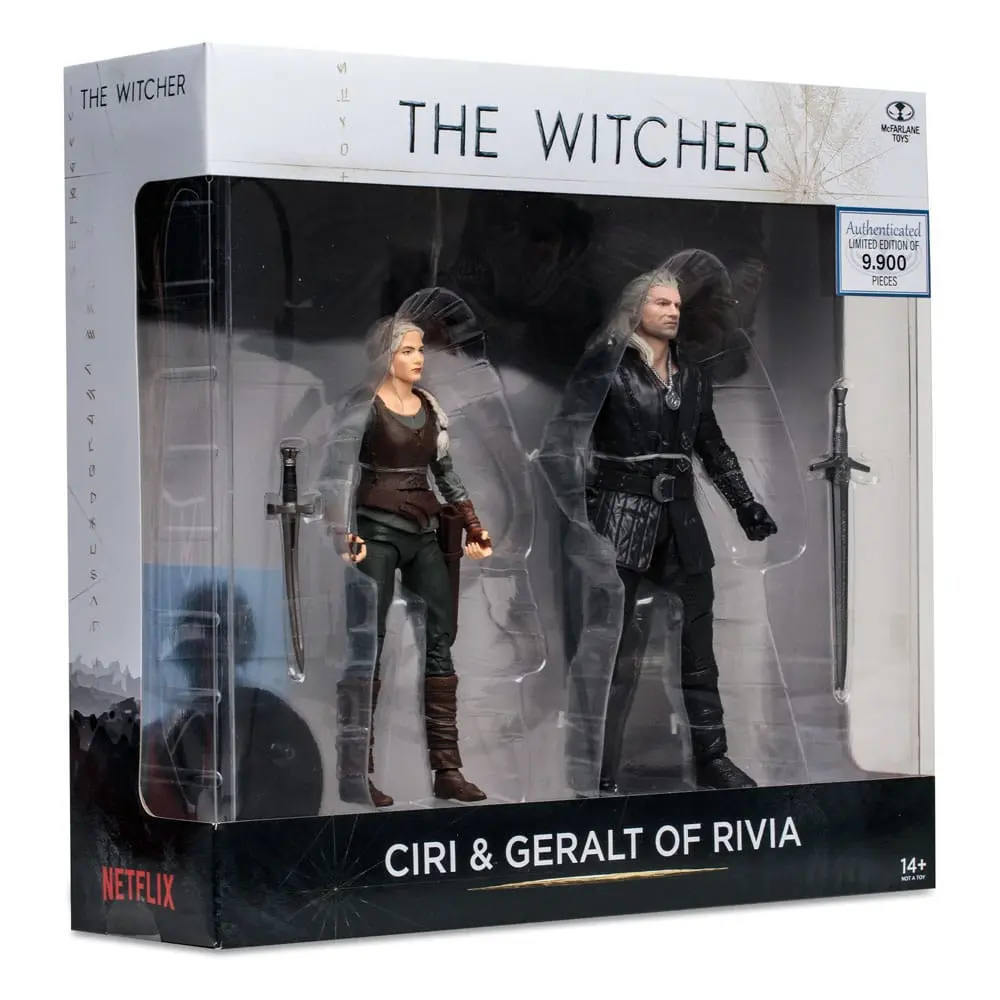 The Witcher Action Figur Geralt and Ciri (Netflix Season 3) 18 cm termékfotó