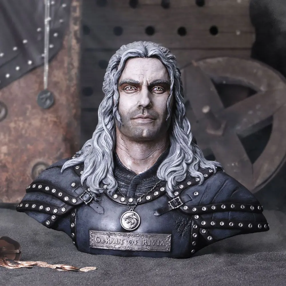 The Witcher Büste Geralt 39 cm Produktfoto