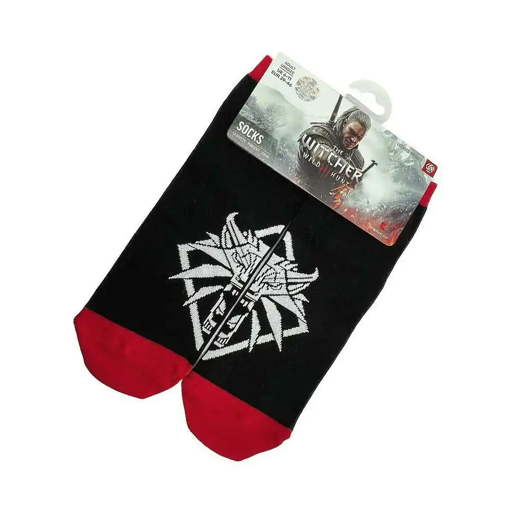 The Witcher III: Wild Hunt **Knöchelsocken** (Size 39-46) Wolf Produktfoto