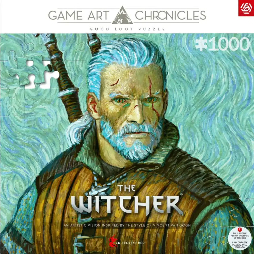 The Witcher III: Wild Hunt Game Art Chronicles Puzzle Geralt inspired by Vincent van Gogh (1000 Teile) Produktfoto