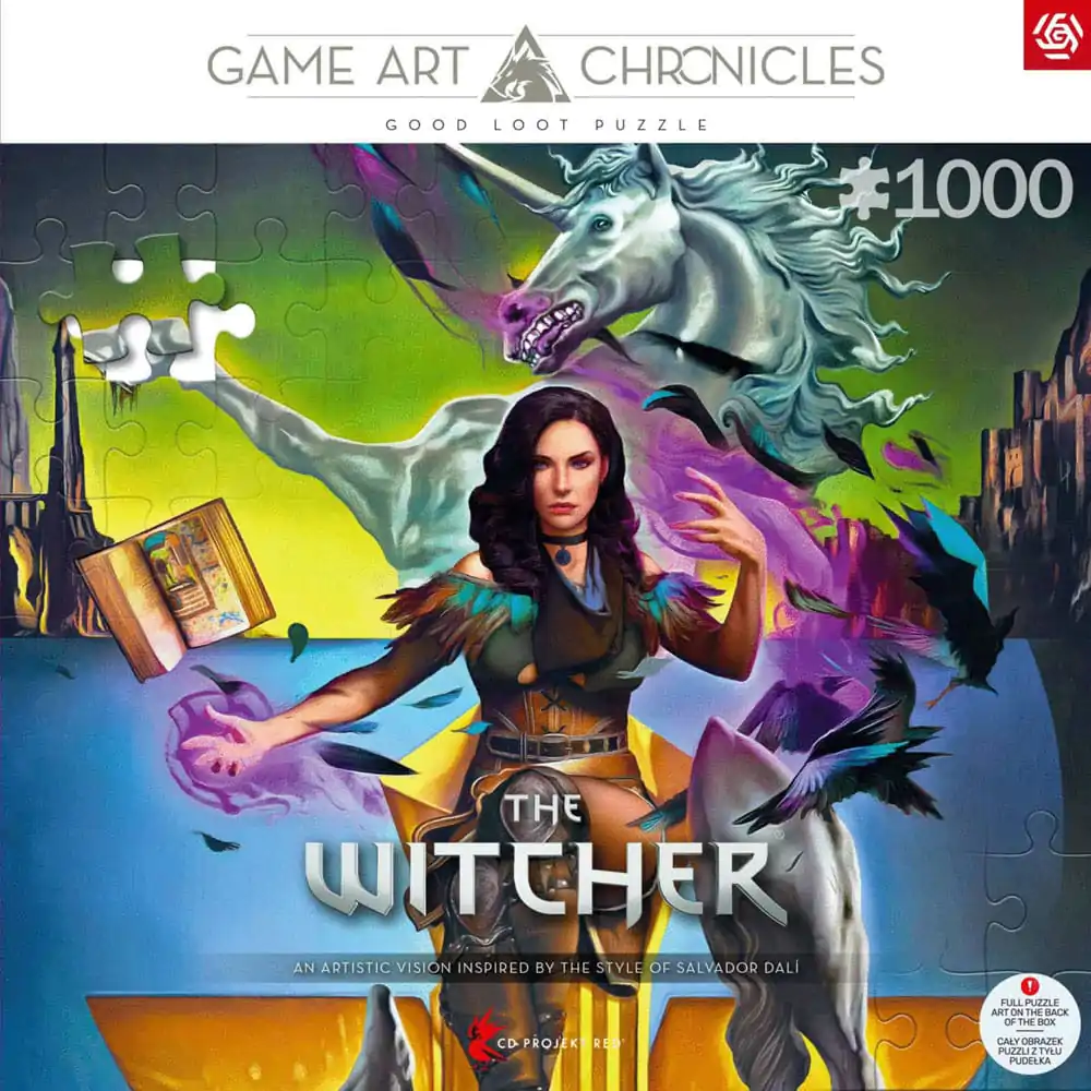 The Witcher III: Wild Hunt Game Art Chronicles Puzzle Yennefer inspiriert von Salvador Dali (1000 Teile) Produktfoto