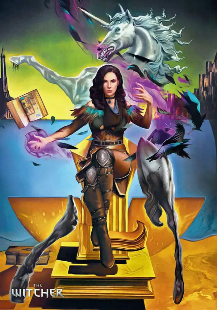 The Witcher III: Wild Hunt Game Art Chronicles Puzzle Yennefer inspiriert von Salvador Dali (1000 Teile) Produktfoto