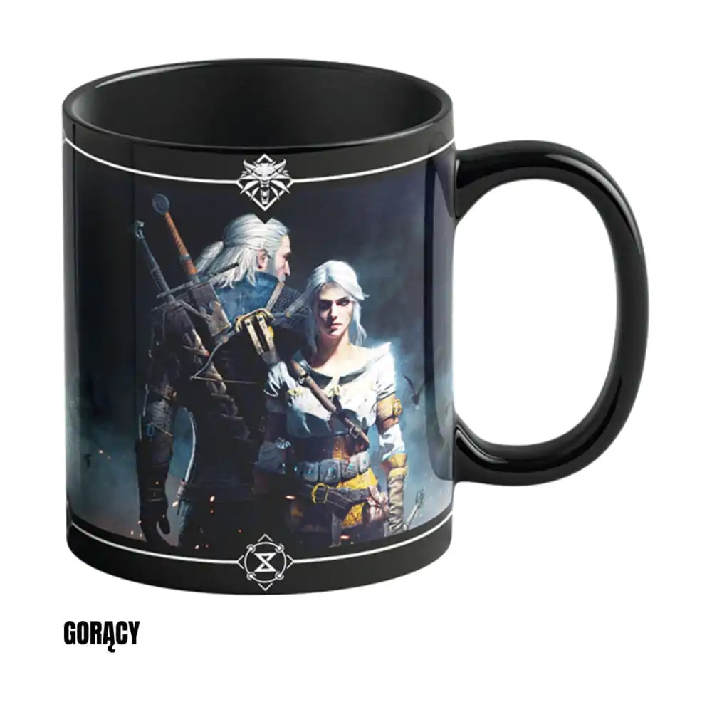 The Witcher III: Wild Hunt Heat Change Tasse Geralt & Ciri 480 ml Produktfoto