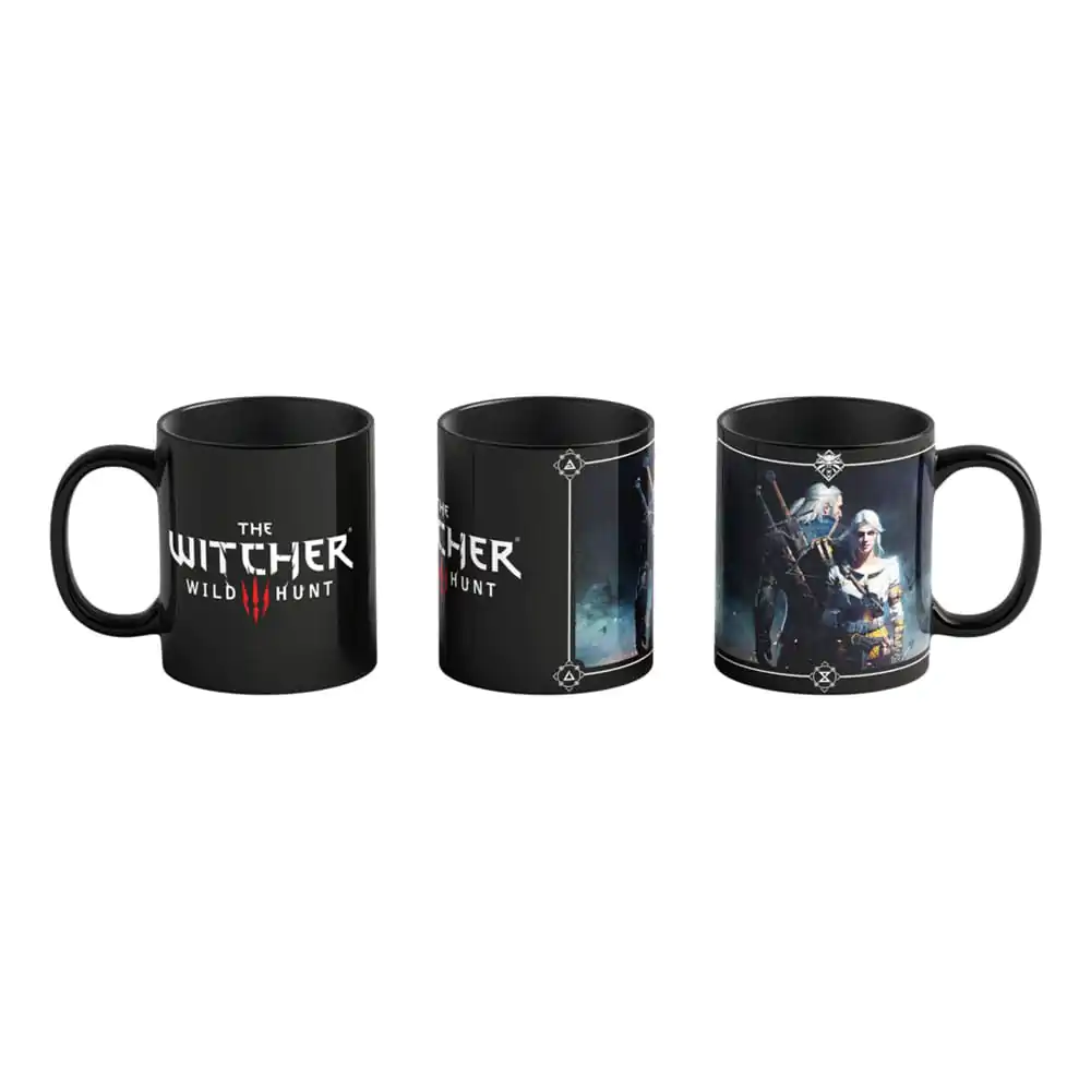 The Witcher III: Wild Hunt Heat Change Tasse Geralt & Ciri 480 ml Produktfoto