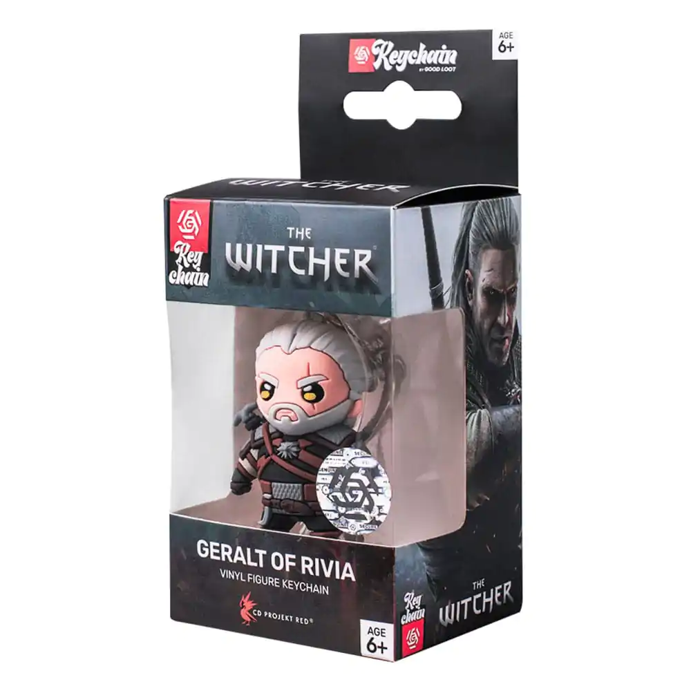 The Witcher III: Wild Hunt Vinyl Schlüsselanhänger Geralt of Rivia Produktfoto