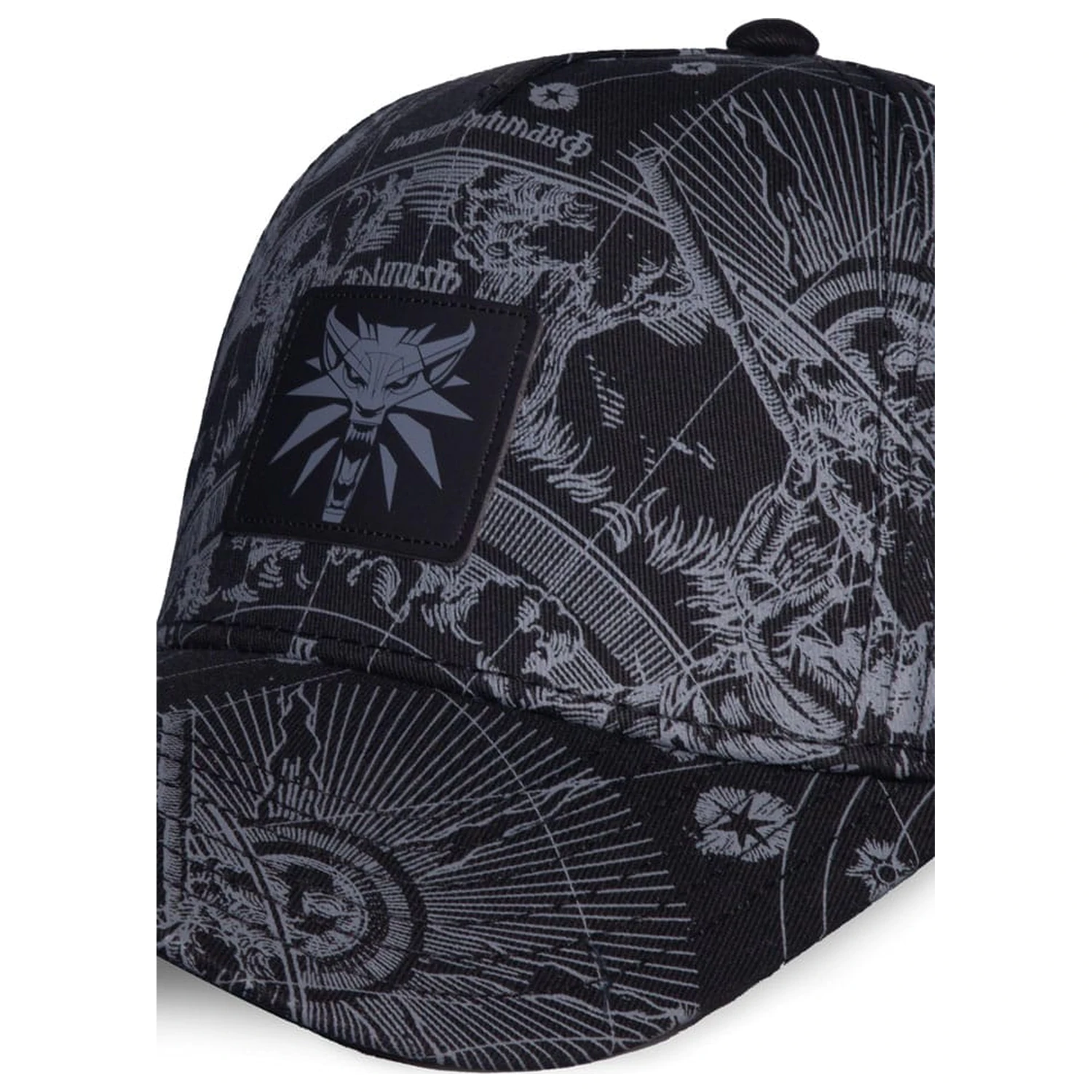 The Witcher Baseball Kappe Logo schwarz Produktfoto