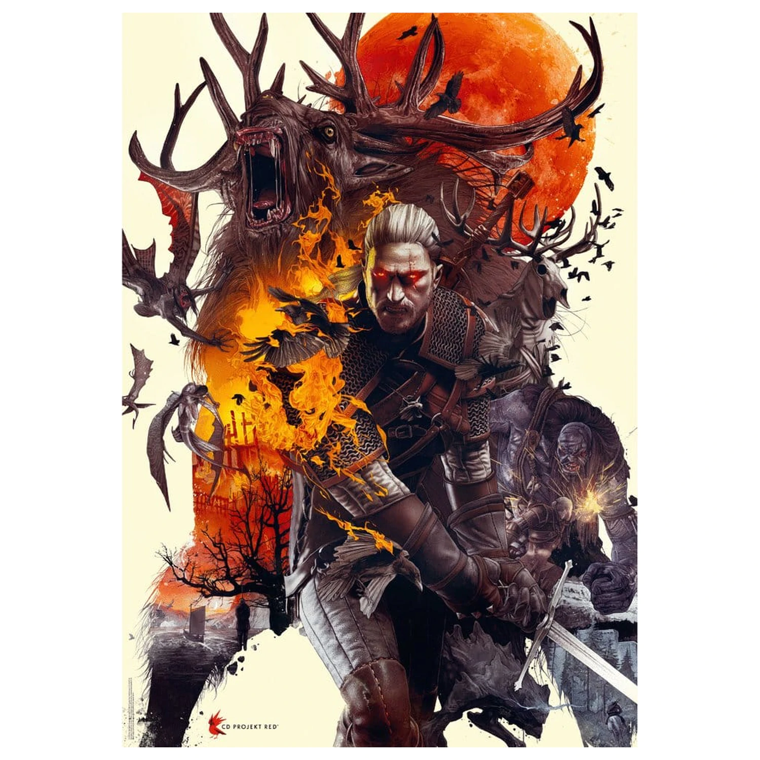 The Witcher Puzzle Monsters (1000 Teile) Produktfoto