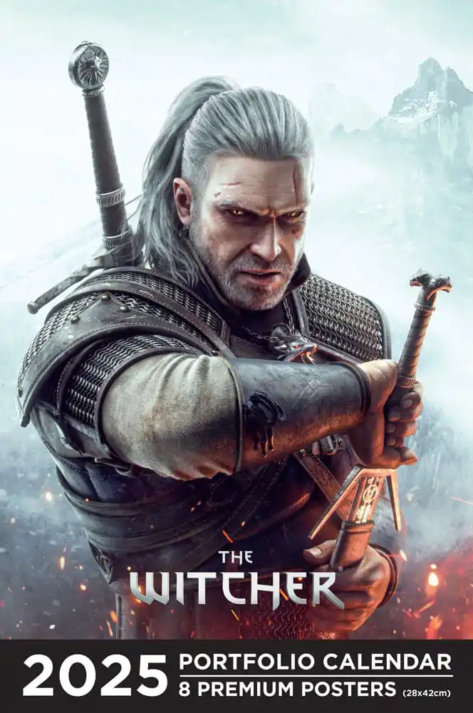 The Witcher Portfolio Kalender 2025 *Englische Version* Produktfoto