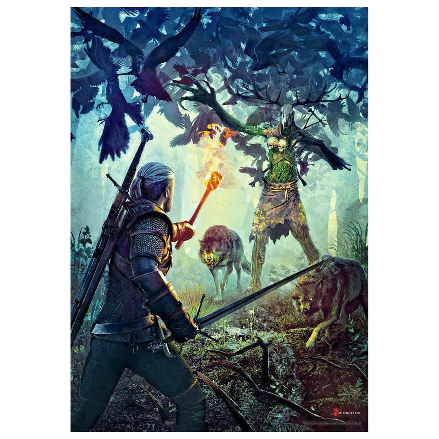 The Witcher Puzzle Leshen (1000 Teile) Produktfoto